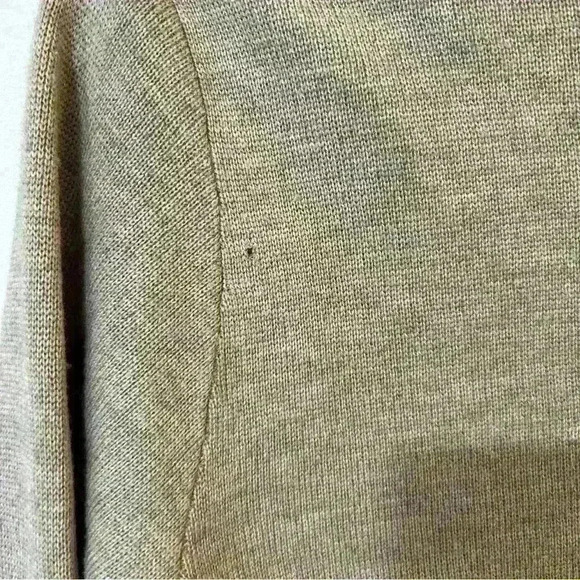 Classiques Entier 100% Pure Wool Button Down Ivory Cardigan Women’s Size Medium - Picture 4 of 6